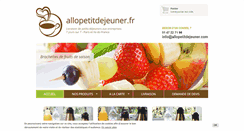 Desktop Screenshot of livraison-petit-dejeuner.fr